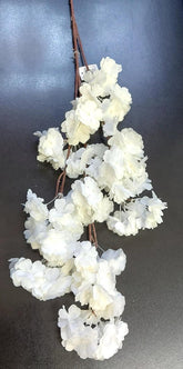 Fir decorativ cu flori de cireș alb – ramură artificială pentru decor floral